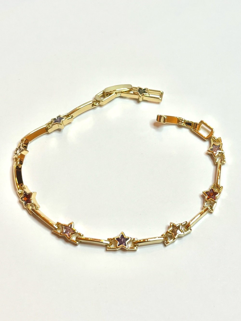 Gold star bracelet
